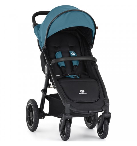 Petite&Mars Street2 Air Black - wózek spacerowy do 22kg | Ocean Blue